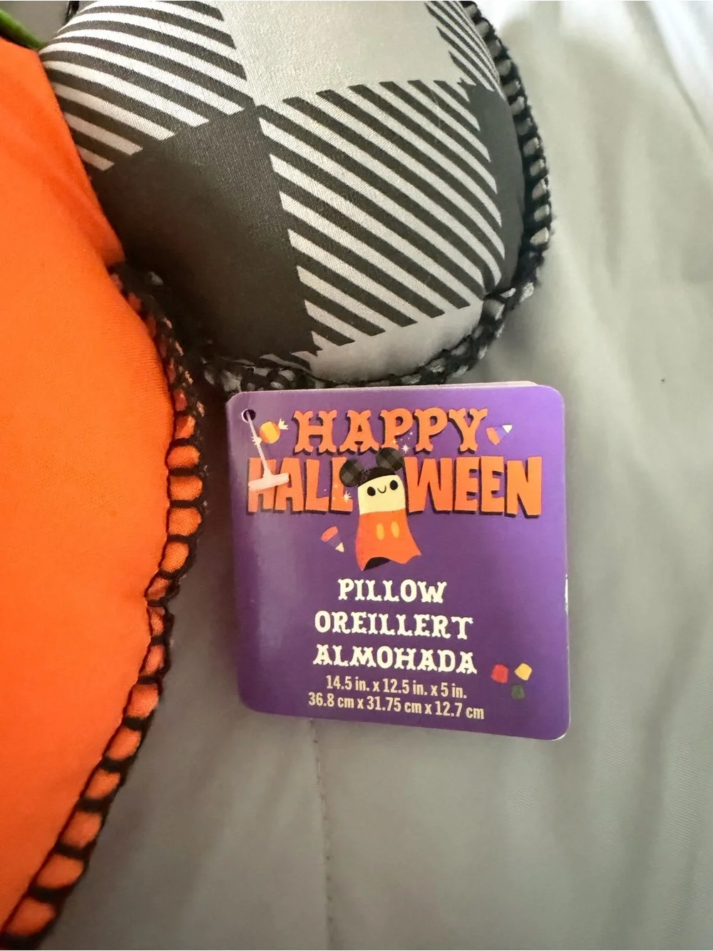 Disney Halloween Pumpkin Pillow